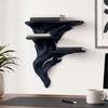 Stable Three Tier Wall Rack 3D Printed Plants Display Stand Decorative Wall Bracket  Bedroom