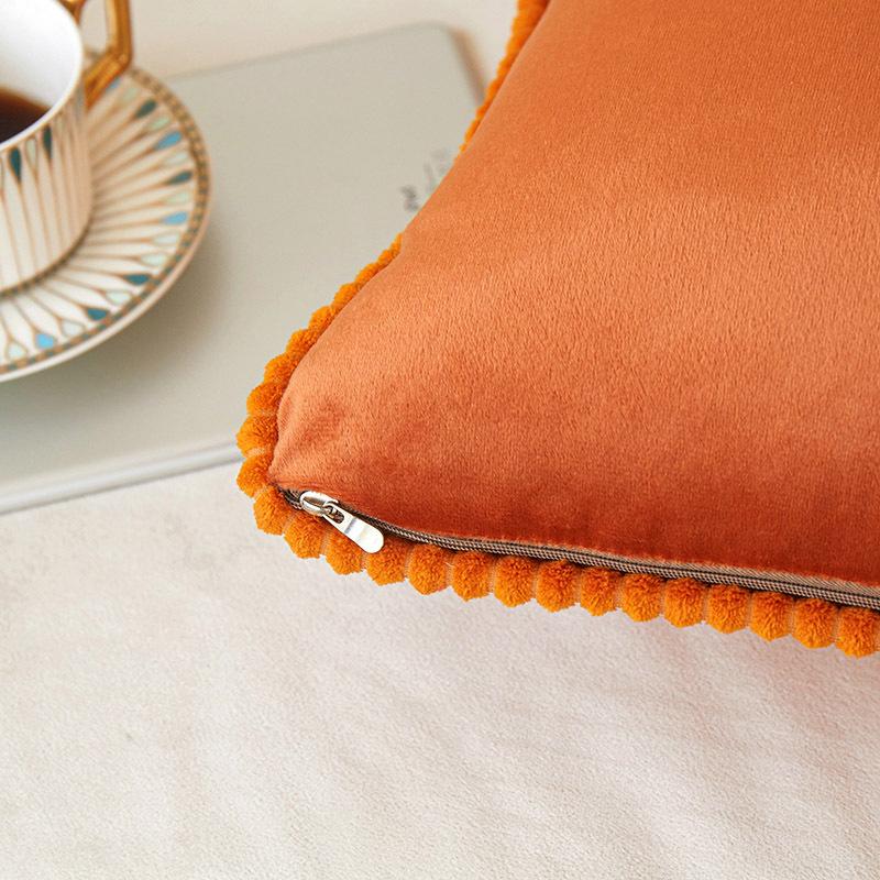 Chenille Jacquard Light Luxury Simple Modern Pillow Sets Sofa Cushion Sets White Horse Bed Pillow Cushion Bag Pillow