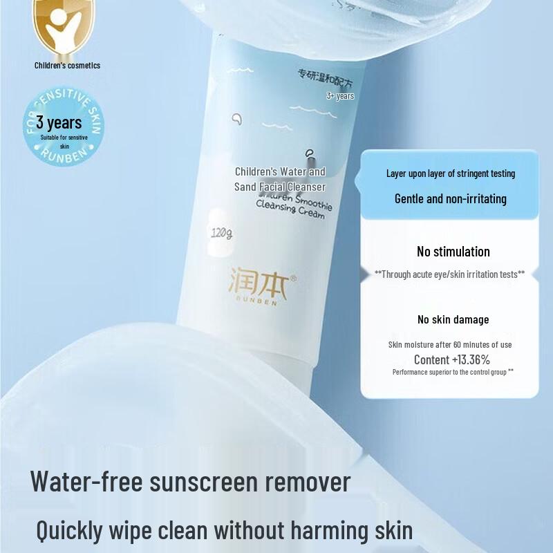 RUNBEN Children's Gentle Shampoo & Cleanser Set