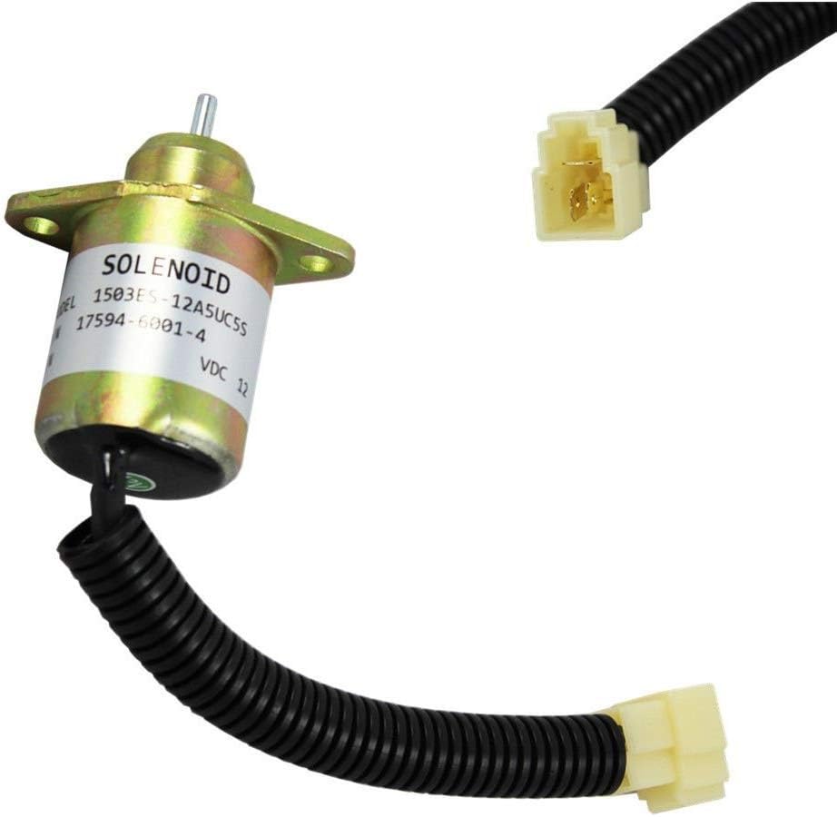 

Diesel engine 12V stop solenoid 1503ES-12A5UC5S for Kubota SA-4569-T.