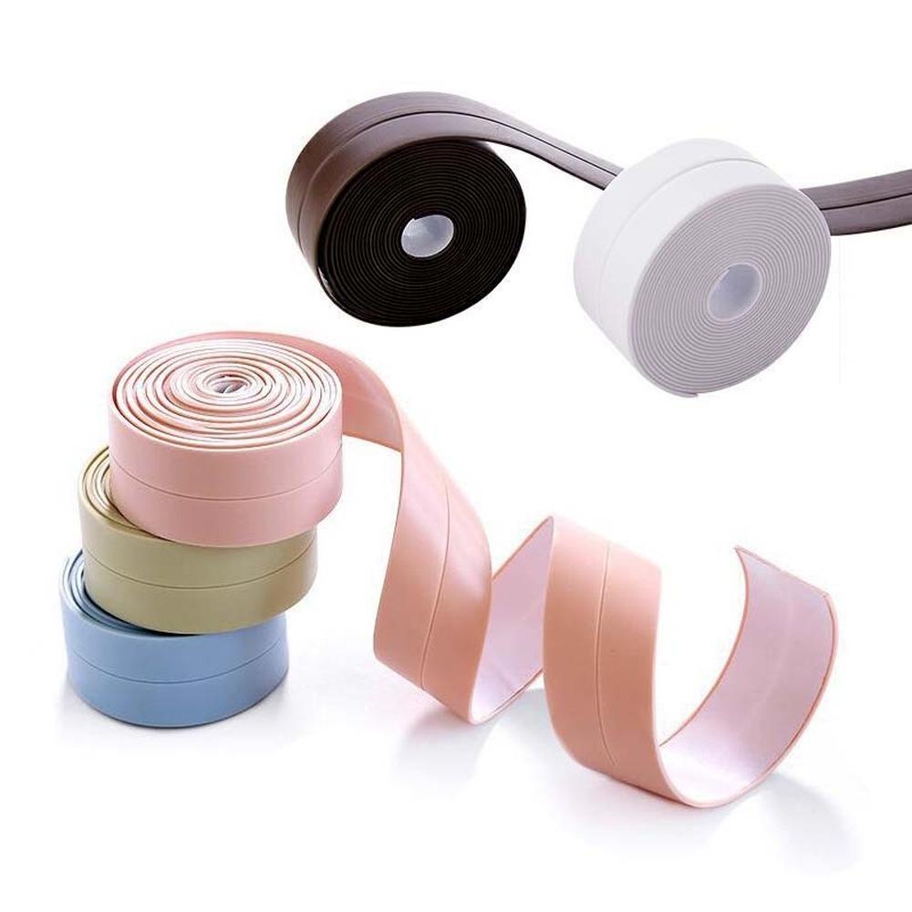 Vodotesná tesniaca páska Kúpeľňa Tesniaca páska Kuchyňa Sprcha Umývadlo Vaňa Tesniaca PVC samolepiaca tesniaca páska