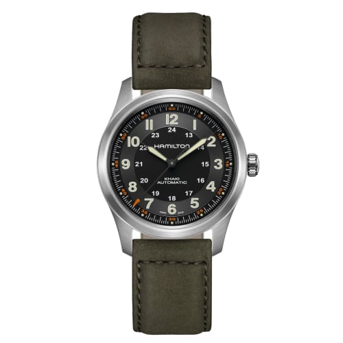 Hamilton Khaki Field Titanium Automatic Watch H70205830 Unisex [Official Import] with Official Warranty