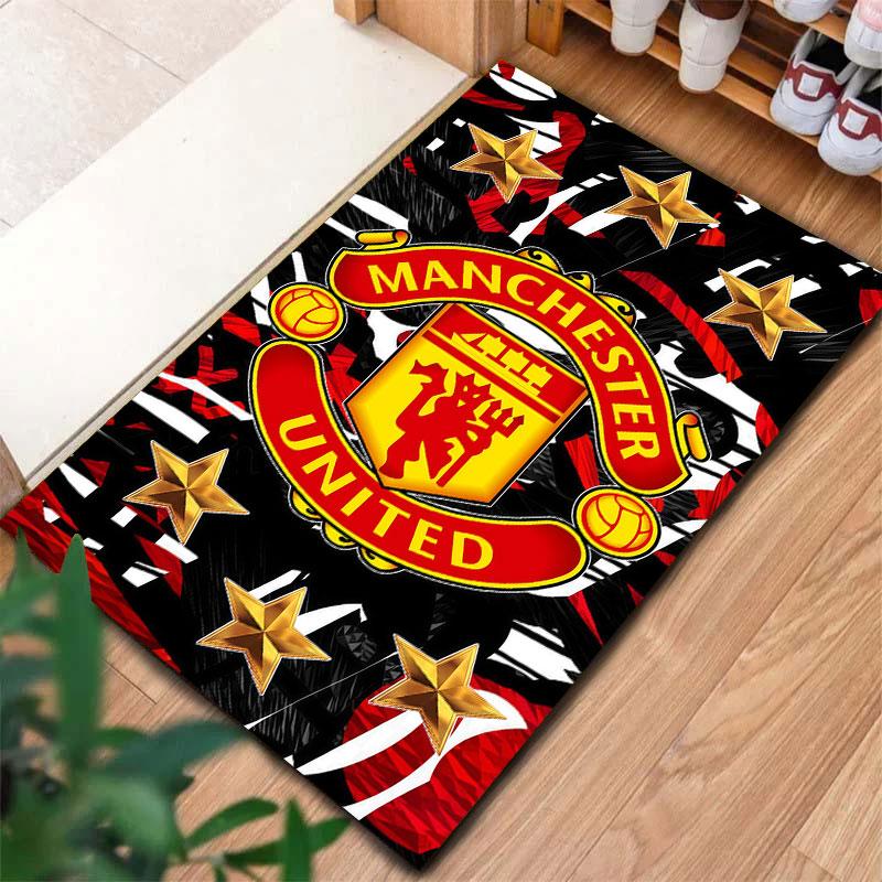 Manchester United F Carpet Rug for Living Room Bedroom Home Sofa Decoration,Kids play Non-slip Floor Mat