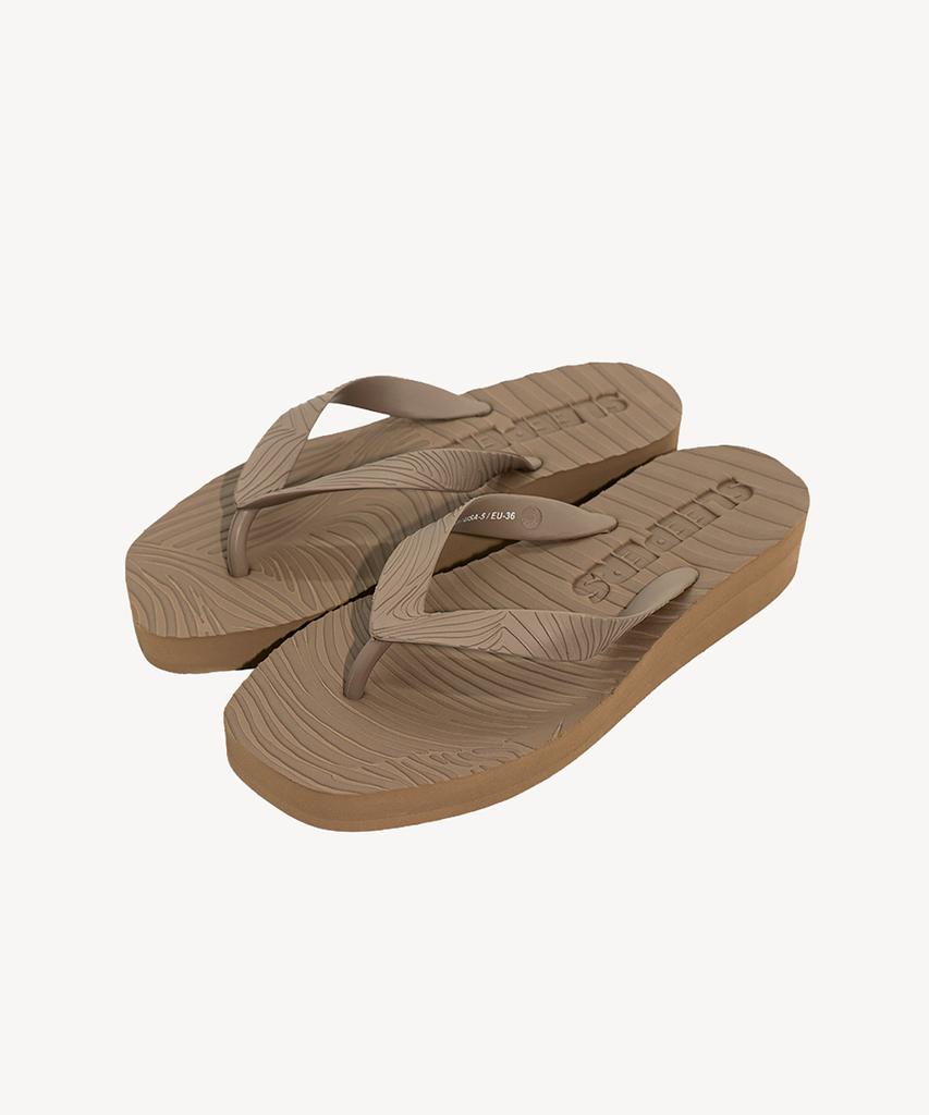 Sleepers Tapered Platform Flip-Flop Sand