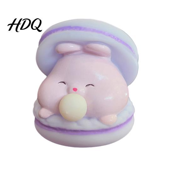 Frog Squeeze Toy Bubble Animal Macaron Fidget Stress Relief Dog Cat Rabbit Soft Sensory Anti-Anxiety Ball Pinch Desk TPR