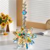 Crystal Snowflake Pendant Suncatcher AB Color Glass Prism For Garden Window Hanging Rainbow Maker Gift Car Wedding Home Decor