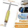 Compression Sleeve Puller Tool, Ferrule Remover for 1/2” Compression Fittings Only, Remove Nut & Ferrule of Pipe, Zinc-Plated Steel Plumbing Tools