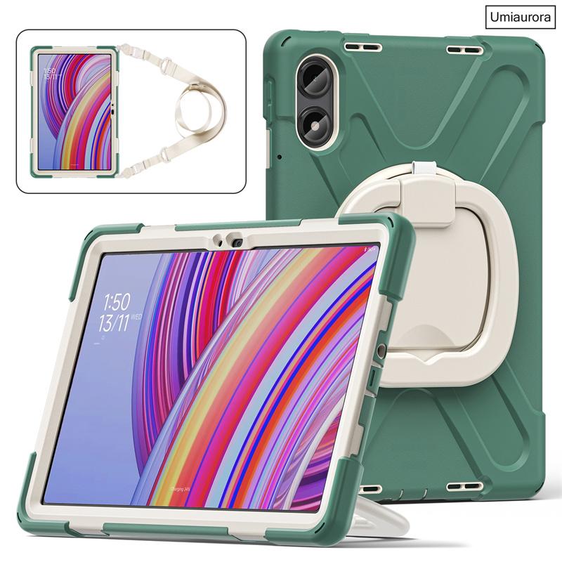 For Xiaomi Redmi Pad2 11" SE 8.7 Pro 12.1" POCO Pad 12.1 Inch Shockproof PC Rugged Tablet Case Pull Ring Stand Strap Cover Funda