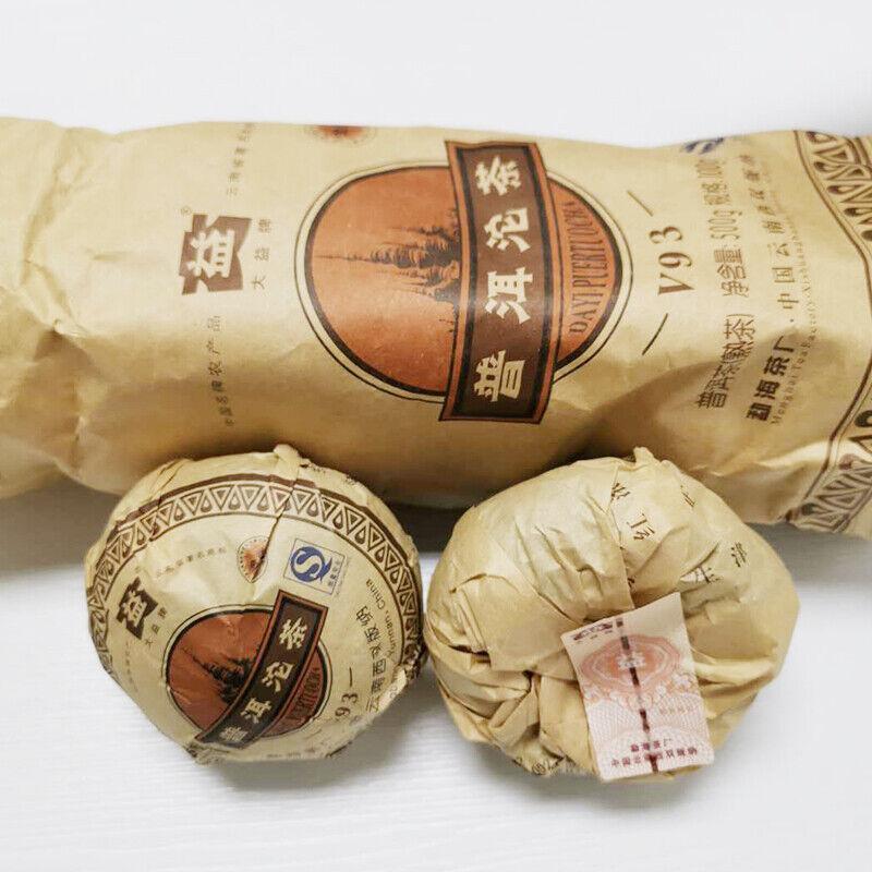 TAETEA V93 2008 801 Yunnan MengHai Dayi Puer Tuocha Premium Ripe Pu Er Tuo Cha