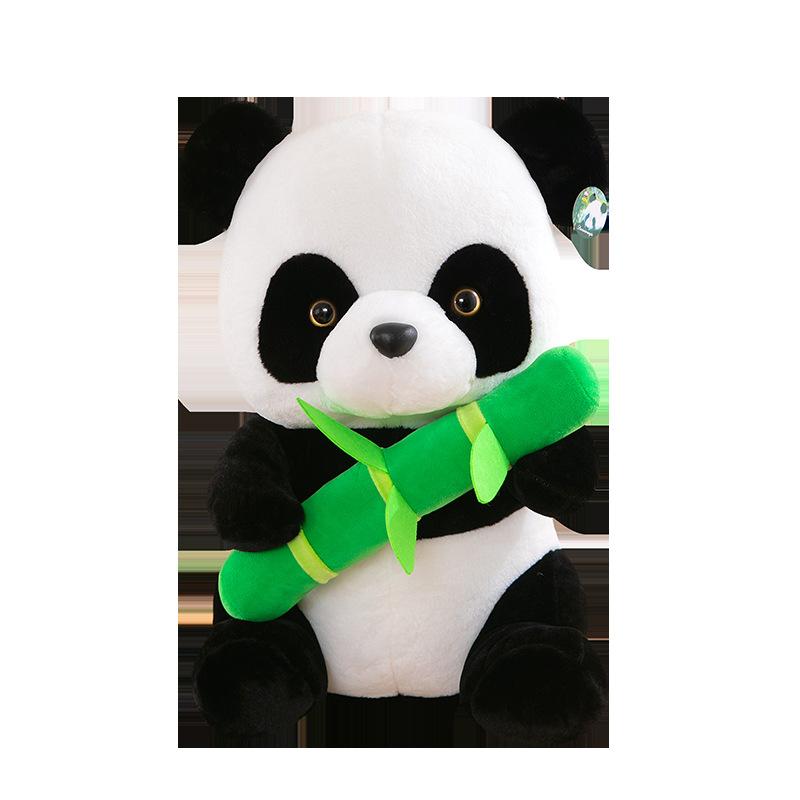 Cute Bamboo Panda Doll Hug Bamboo Giant Panda Doll Scenic Area Gift Event Gift Doll Plush Toys