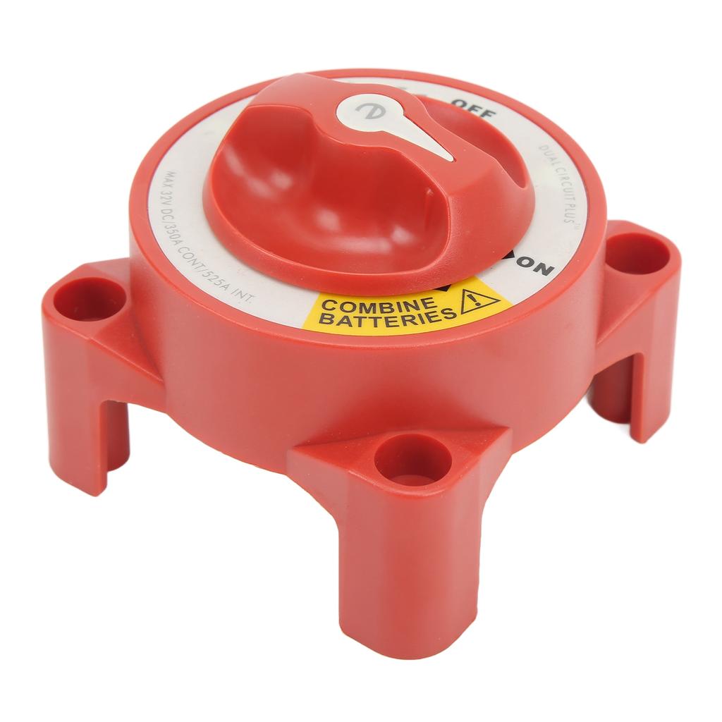 350A Battery Isolator Switch Waterproof 4 Studs Rotary Knob On Off Switch for Marine Boat RV