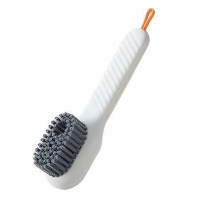 Automatická čistiaca kefa na tekutiny Mäkké štetiny Silná penivá sila Dizajn s lisovaním kefy Viacúčelový čistiaci nástroj na bielizeň Topánky Koberce