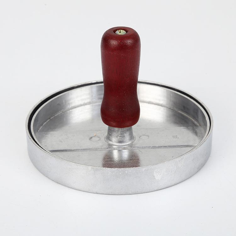 

Форма для еды для дома Гаджеты для кухни Круглая форма для гамбургеров Барбекю Гамбургер Мясо Бургер Пресс для мяса серебряный