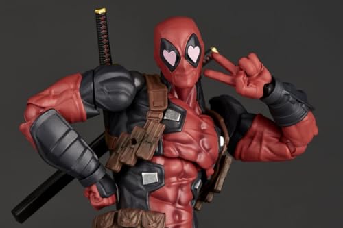 Kaiyodo Revoltech Amazing Yamaguchi Deadpool Ver. 2.5, Approximately 170mm Tall, Non-scale PVC & ABS Painted Action Figure