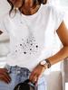 2026 Star Lovely Style Trend Fashion Tee Women T-shirt Summer Short Sleeve Print Graphic T Shirt Female Tee Tops