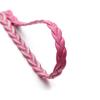 10 Iarde/lotto Corde Colorate Intrecciate in Pelle PU 5mm Piatte Filo Corda DIY per Creazione Gioielli Braccialetto Collana Catena Borse Materiali