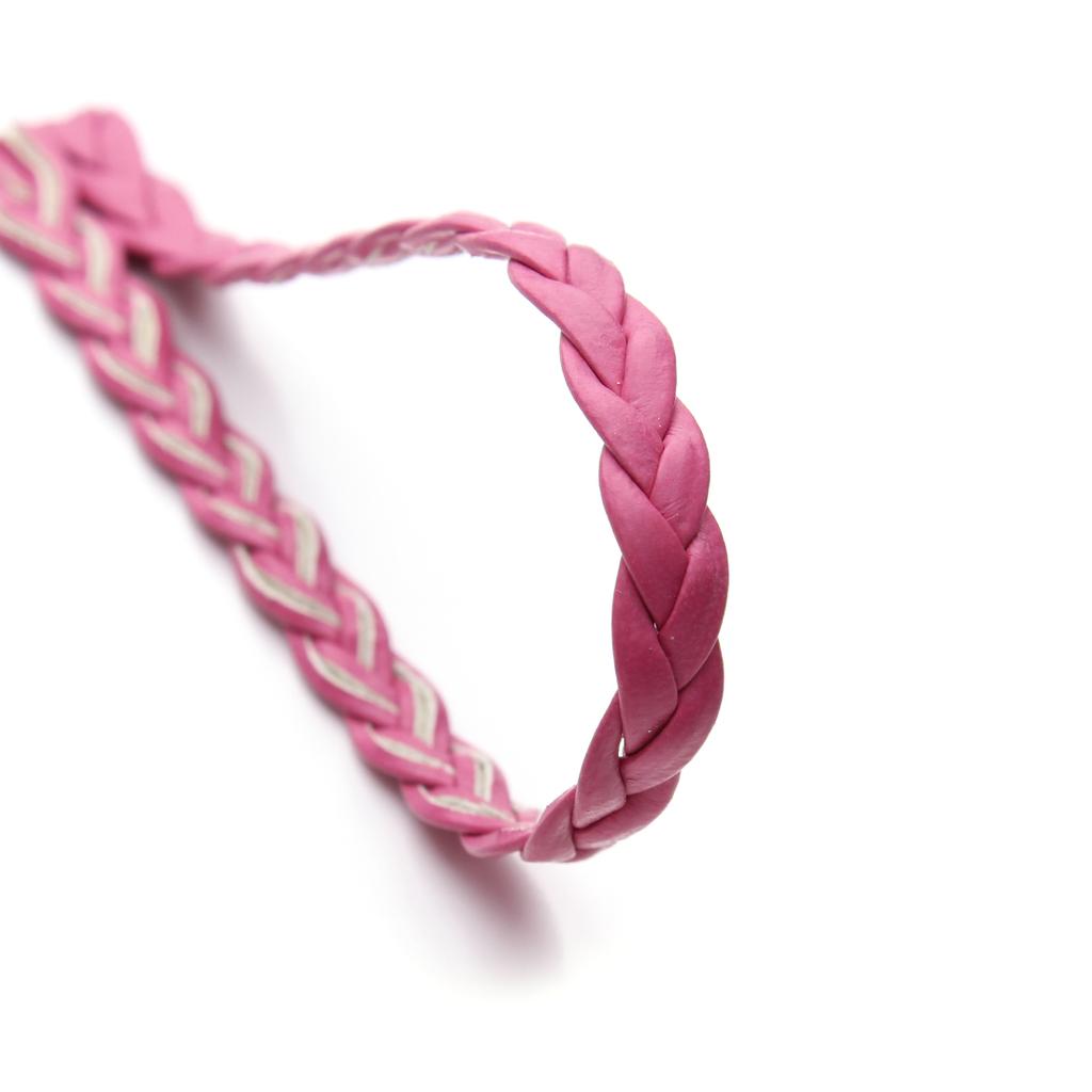 10 Iarde/lotto Corde Colorate Intrecciate in Pelle PU 5mm Piatte Filo Corda DIY per Creazione Gioielli Braccialetto Collana Catena Borse Materiali