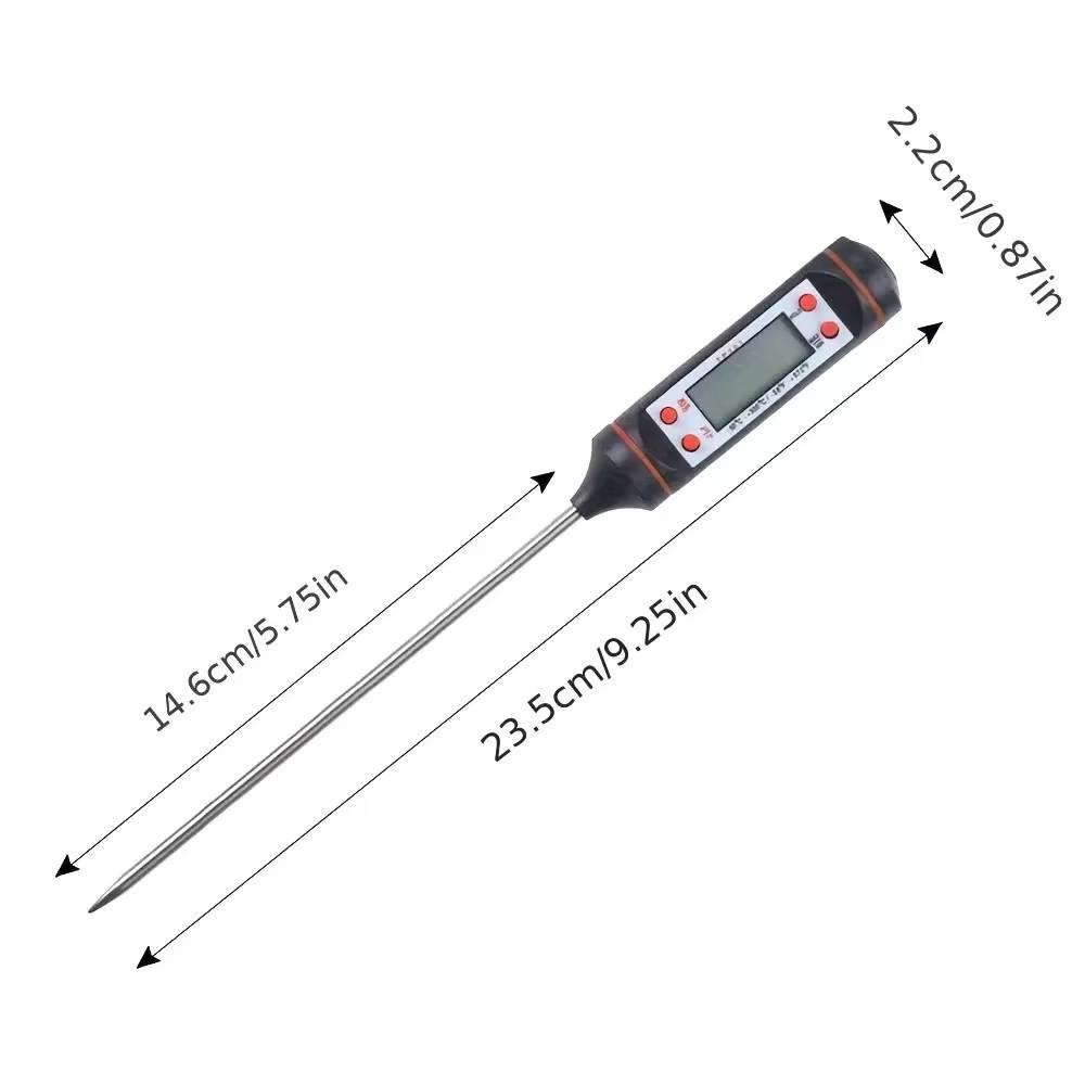 

5 шт., 400 мл/800 мл, набір для виготовлення свічок для плавильного горщика з воском, набір для виготовлення свічок, 600 мл, ваги, мірна чашка, довга ручка, роздільна зарядна ложка для змішування, термометр з нержавіючої сталі 304 Thermometer