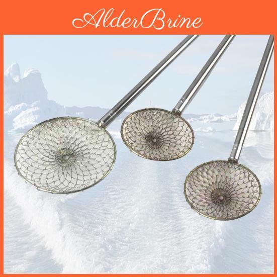 11135cm Sports Ice Accessory Muqzi Fishing Winter Mini Fish Net Strainer Scoop Tackle Skimmer Scooper