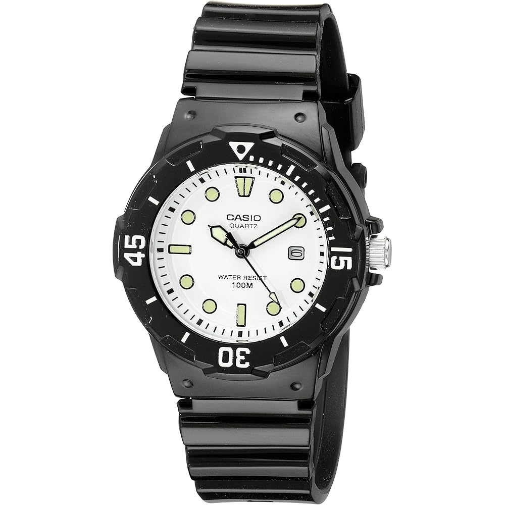 Casio Women s LRW200H-7E1VCF Dive Series Analog Watch White 100m Water Resistant Fashion Timepiece