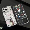 Cute Cartoon Totoros Phone Case for Apple iPhone 17 Air 16 16e 15 14 13 12 11 Pro Max X Xs XR 8 Plus Luxury Clear Cover