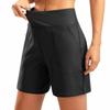 High Waist Sport Shorts Elastic Waist Active Workout Shorts Women Running Shorts  Female