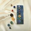 Crystal Sphere Ball Kit 9 Planets Solar System Gemstones Sphere Galaxy Universe Model Celestial Creative Gift Home Jewerly DIY