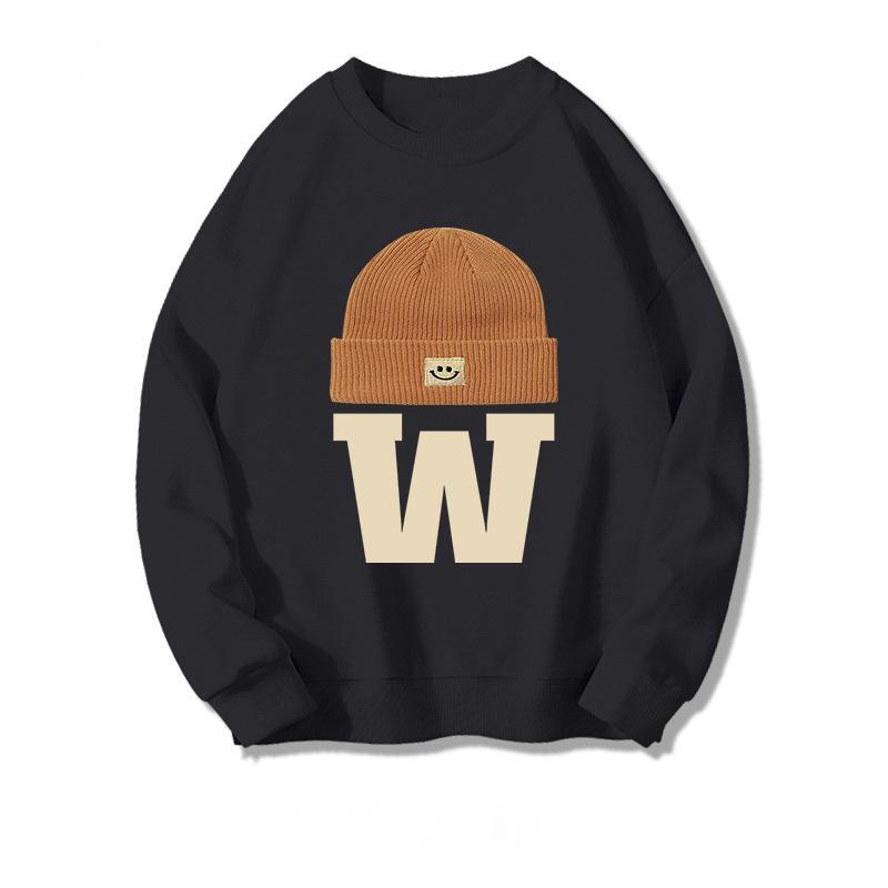 Women Oversize Vintage Sweatshirt Round Neck Long Sleeve Loose Casual Pullover Top