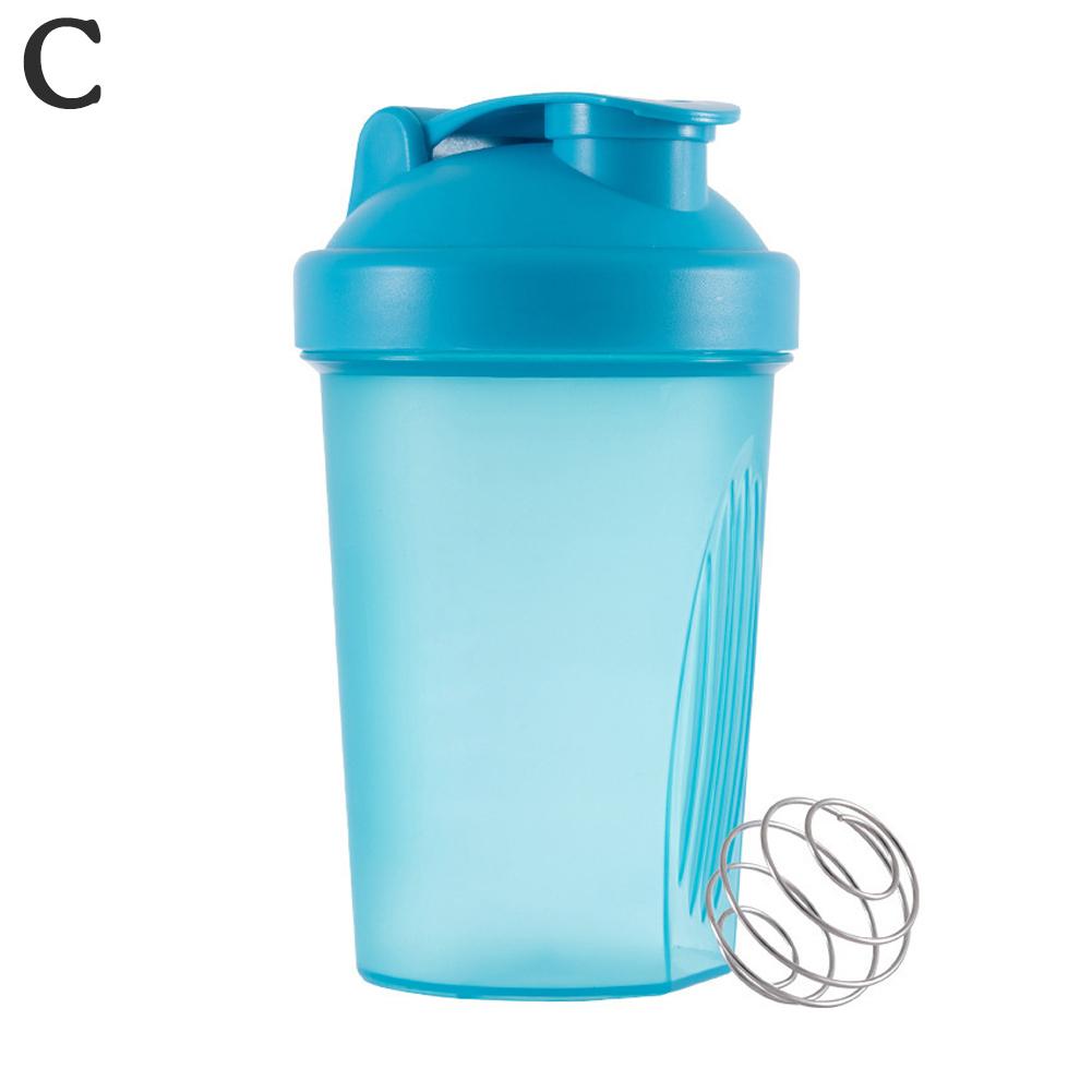 NEW 400ML Shaker Bottles Sport Water Cups Whey Protein Powder Mixer Bottle Fitness Gym Shaker Outdoor Portable Plastic Drink Cup