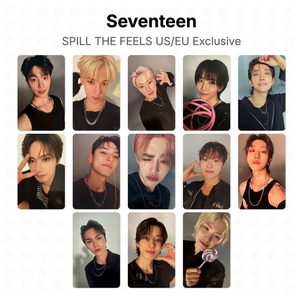 Seventeen SPILL THE FEELS US/EU Exclusive Official Photocard