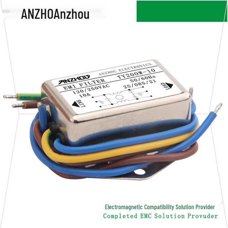 Anzhou EMI Power Filter TY200W Series: TY200W-1, TY200W-3, TY200W-6, TY200W-10