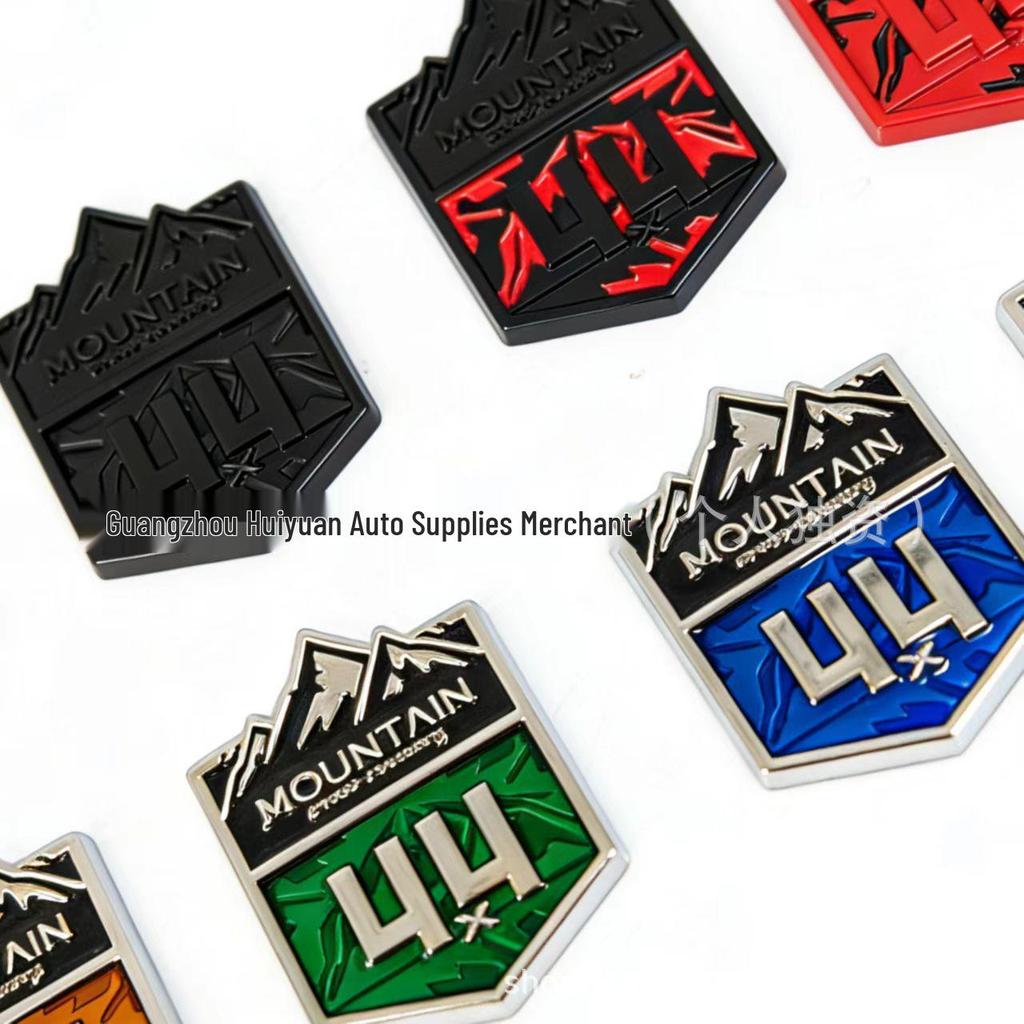 4x4 Snow Mountain Decal for JEEP Wrangler - Off-Road Emblem Car Sticker