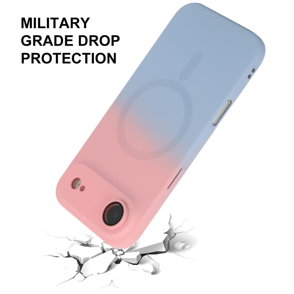 Für iPhone Air Silikonhülle ENAKY HAT PRINCE Farbverlaufshülle Kompatibel mit MagSafe