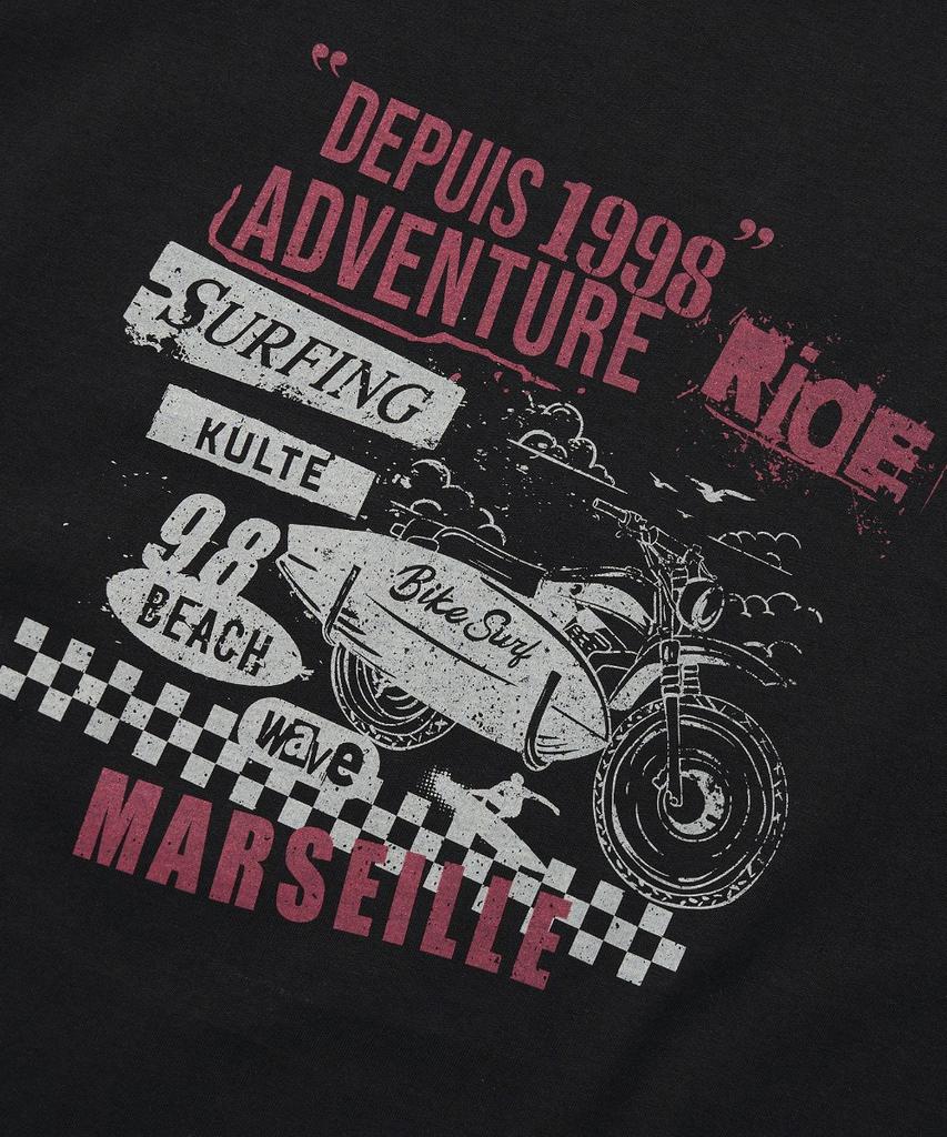 KULTE Bike Surf T-Shirt_Black