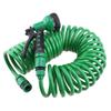 7.5M/15M/30M Garden Water Hose Retractable Coil Magic Flexible Car Cleaning Spring Pipe Plastic Hose Plant Watering With Spray Guns ABS+EVA