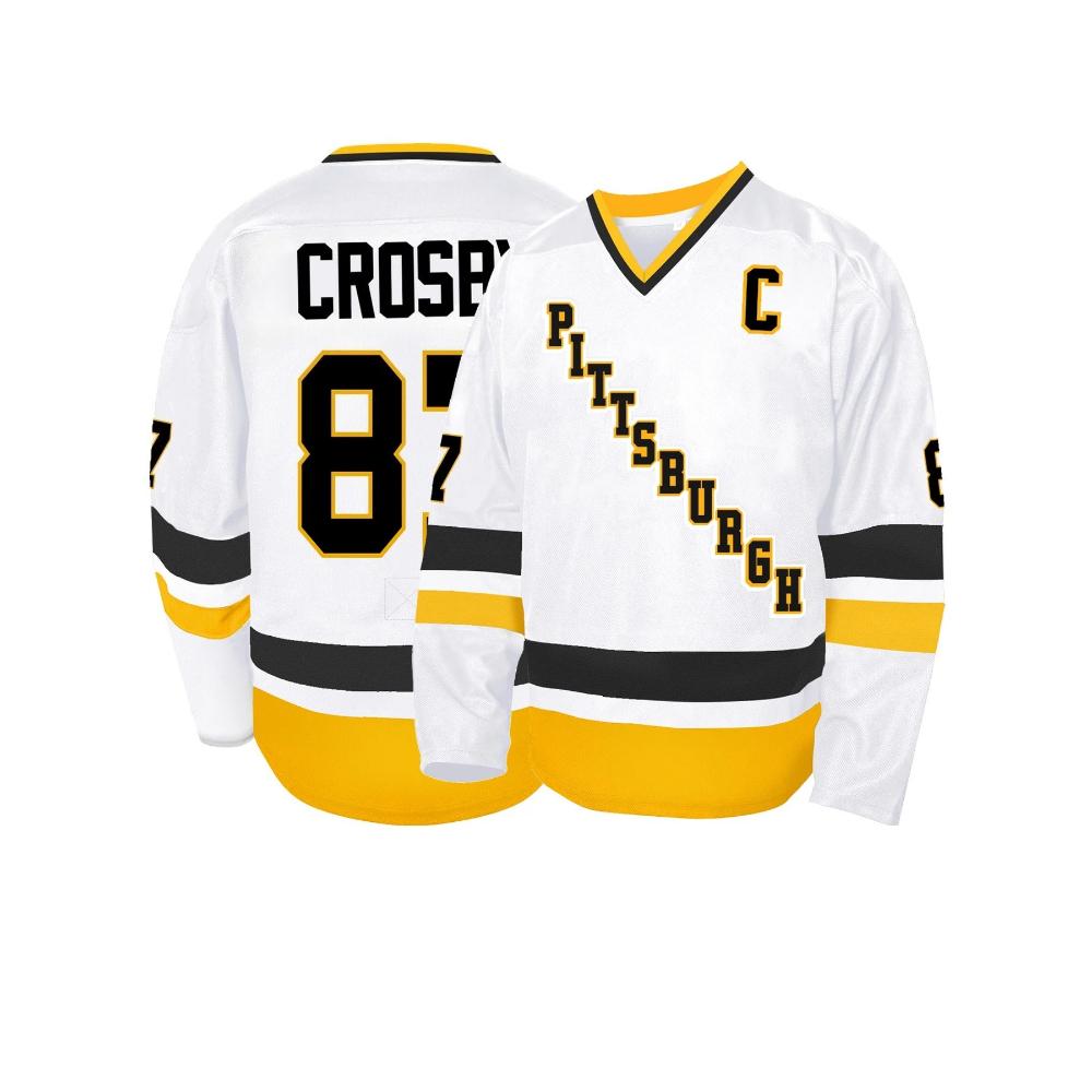 Hokejové oblečení Anaheim Ducks Conway #96 Tričko KANADA GRETZKY 99 Tričko PITTSBURGH CROSBY 87 Dres 3D Tištěný Ležérní Módní Dlouhý Rukáv