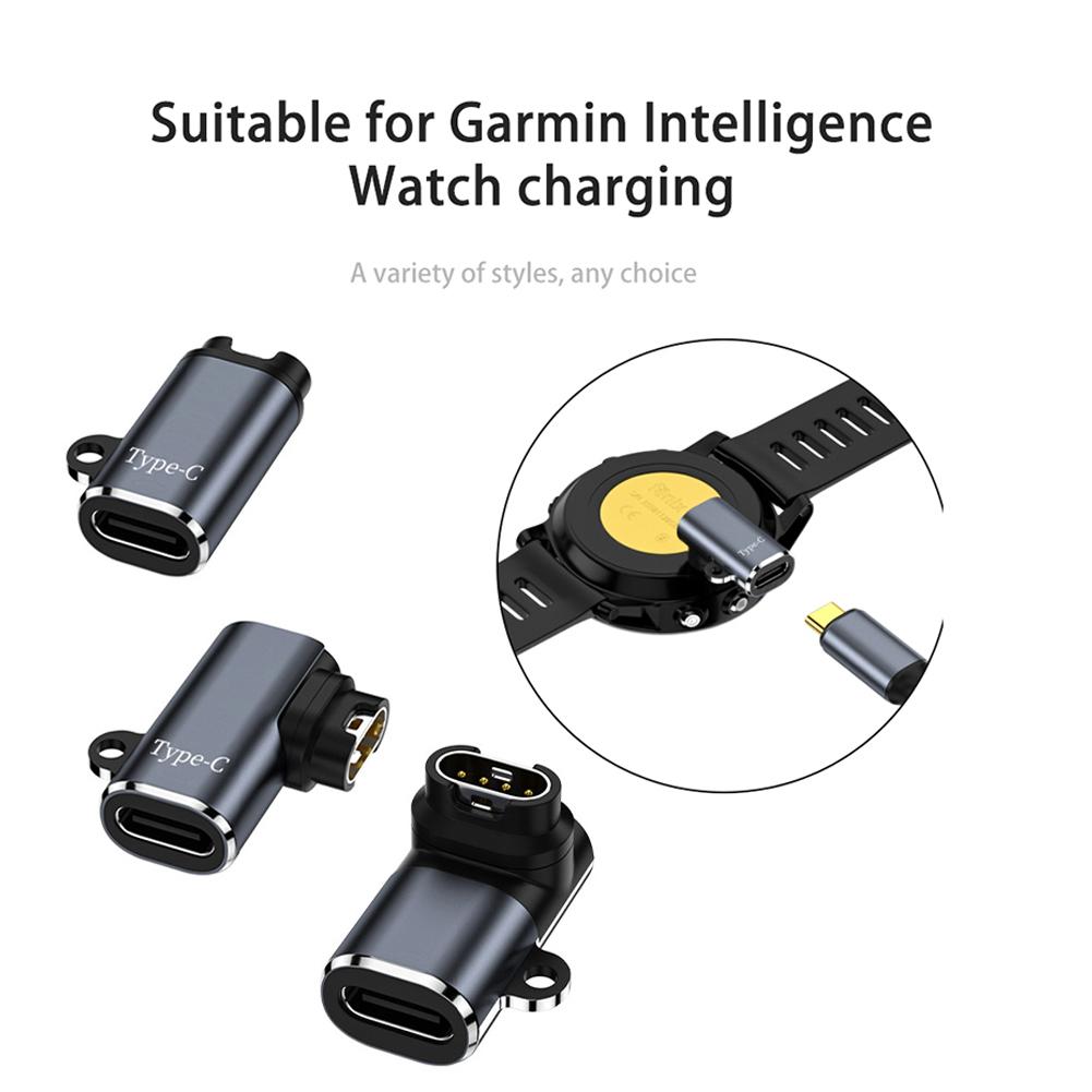 For Garmin Fenix 7 7X 5S 6 6X 6S PRO Type C Charger Adapter Smartwatch Fast Charging, Stable And Non Scalding Watch Accessories