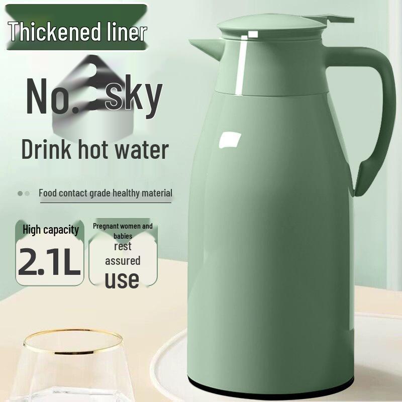 Großes Fassungsvermögen, Druckknopf-Isolierglas-Kanne und Thermoskanne