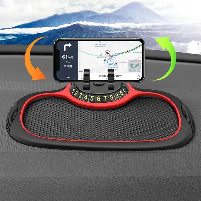 Çok Fonksiyonlu Araba Kaymaz Mat Otomatik telefon tutucu Kaymaz Yapışkan Anti Slayt Dash Telefon Montaj Silikon Pano Araba Pedi Mat