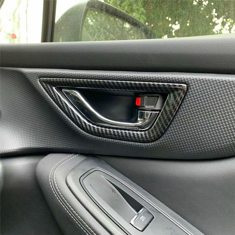 Clear Car Interior Retrofit Accessories Inner Door Handle Frame For Toyota 86 Subaru BRZ  ABS Retrofit Parts