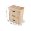 Mini 3 Tier Drawers Type Organizer 3-Layers Desk Sundries Box Stationery Storage Stand  Home