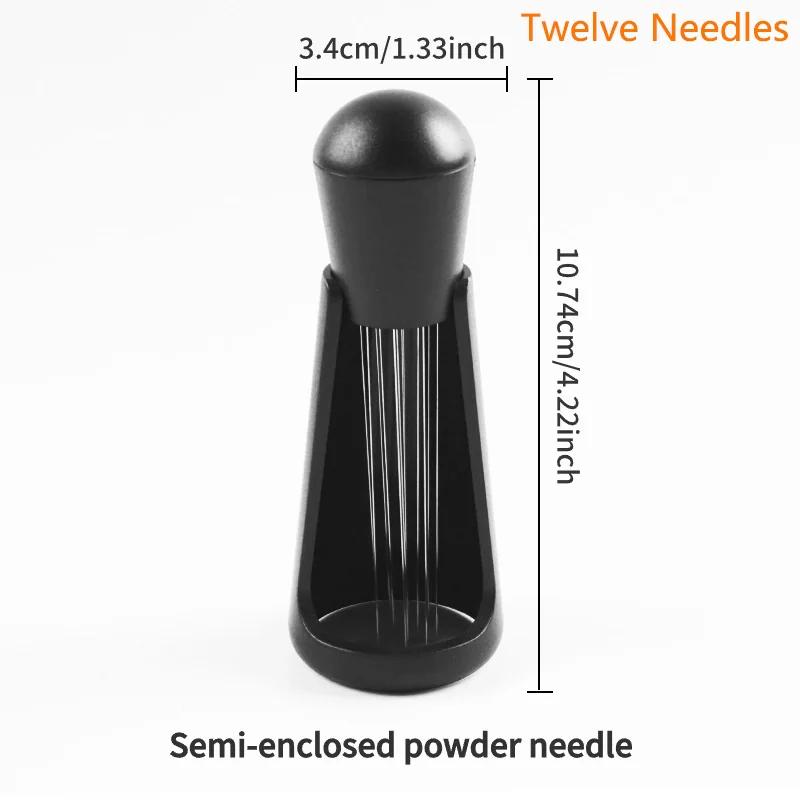 Stainless Steel Coffee Powder Tamper Espresso Powder Stirrer Distributor Leveler WDT Tools Cafe Stirring Barista Accessories