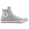 Converse Chuck Taylor All Star Semišové Vysoké Top Ležérní Plátěné Boty Dámské Tenisky Šedá Stříbrná 572046C