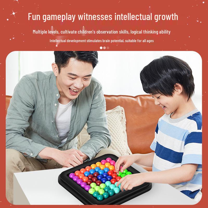 Kids' Intellectual Magic Beads Puzzle - Logic Development & Parent-Child Interaction Game