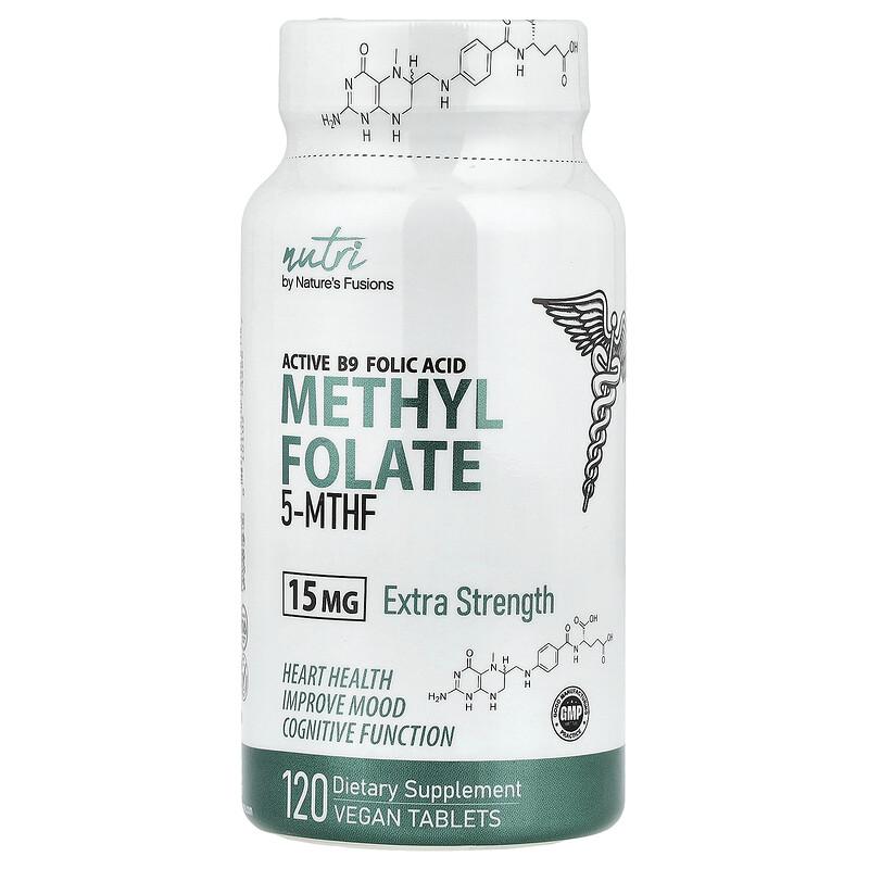 Methyl Folate, 15 mg, 120 Vegan Tablets