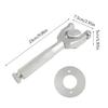 Durable Belt Changing Tool for 72”/64” Wheel Base Width Black/Silver