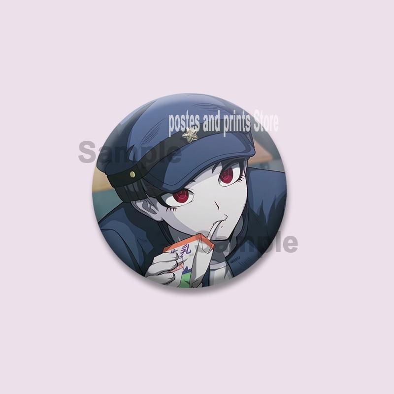 Anime Game Series The Hundred Line Last Defense Academy Badge Cartoon Round Brooch Pins on Backpack Hat Accessories Jewelry Gift