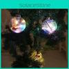 Vibrant Led Transparent Ball Light Christmas Tree Ornaments For Enchanting Seasonal Decor