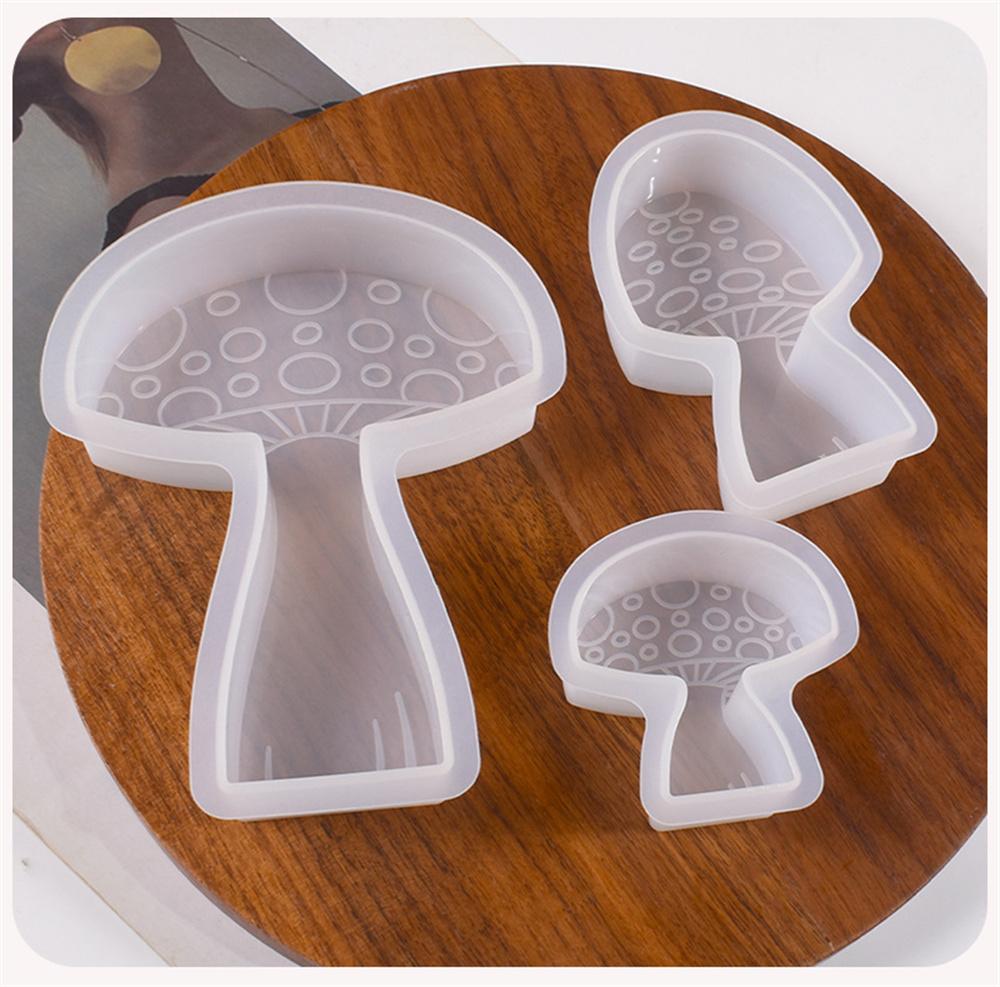 Mushroom Silicone Mold Mushroom Gypsum Mold DIY Handmade Drip Glue Production For Expanding Fragrance Gypsum Home Art Decoration