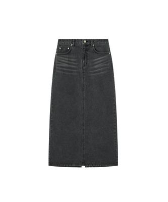 Rest And Recreation Denim Maxi Skirt - Black